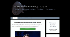 Desktop Screenshot of musiclearning.com